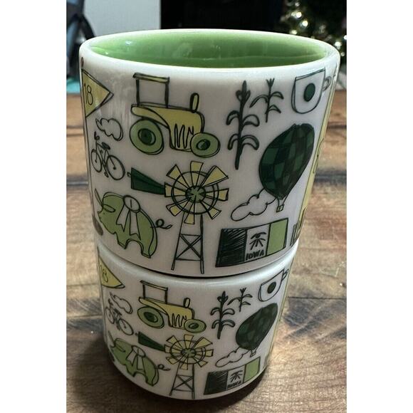 Starbucks Iowa 2oz "Been there Series" Across the Globe mug Collection 2 avail - Picture 7 of 9